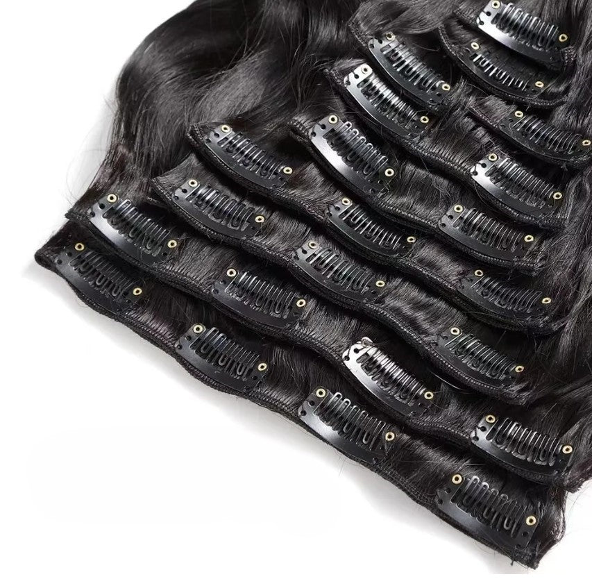 Clip-In Extensions – Kinky Curly (6pcs/115g) | 100% Pure Virgin Human Hair