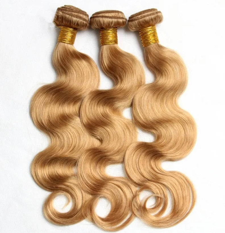 Gold(10A) 100% Pure Virgin Human Hair Bundles | Straight & Body Wave