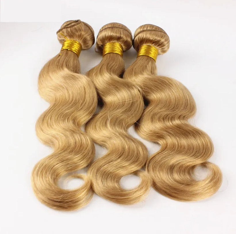 Gold(10A) 100% Pure Virgin Human Hair Bundles | Straight & Body Wave